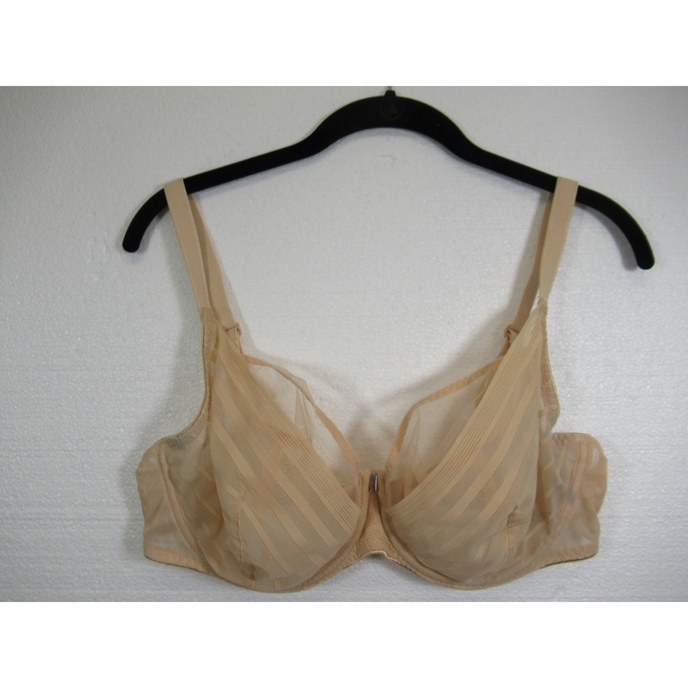 Freya Unlined Cameo High Apex Bra 34G Beige Underwire aa3161